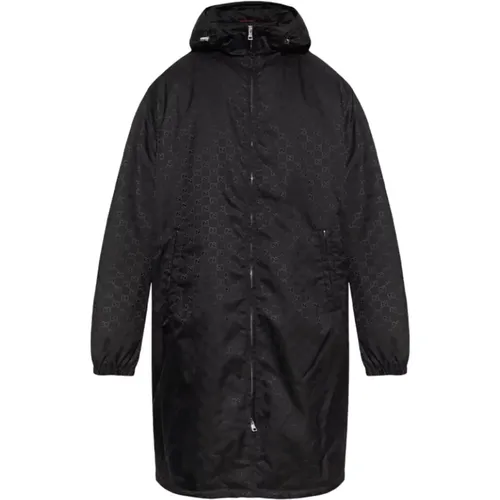 Monogramm Jacquard Parka mit mattem Finish - Gucci - Modalova