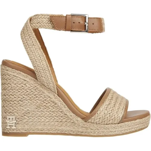 Wedge Sandal , female, Sizes: 6 UK - Tommy Hilfiger - Modalova