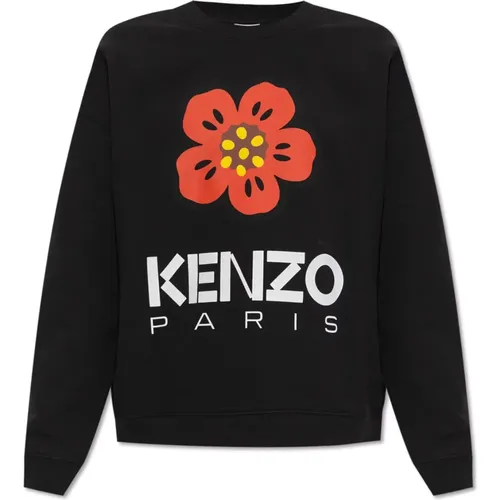 Bedruckter Pullover , Damen, Größe: XL - Kenzo - Modalova