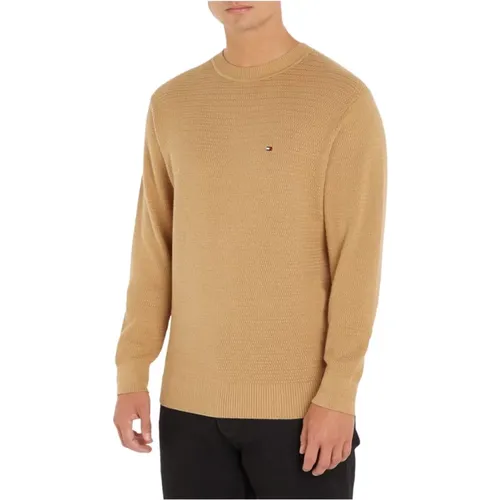 Round-neck Knitwear , male, Sizes: L - Tommy Hilfiger - Modalova