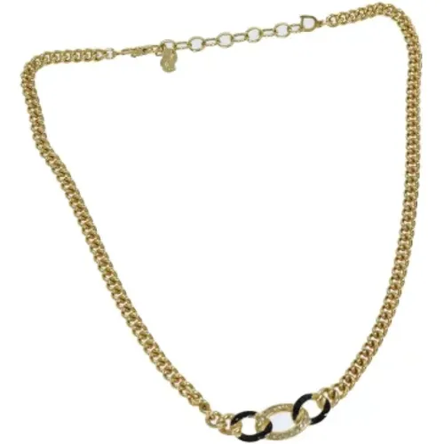 Pre-owned Metal necklaces , female, Sizes: ONE SIZE - Dior Vintage - Modalova