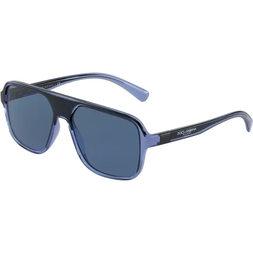 Sunglasses Step Injection DG 6134 , male, Sizes: 57 MM - Dolce & Gabbana - Modalova