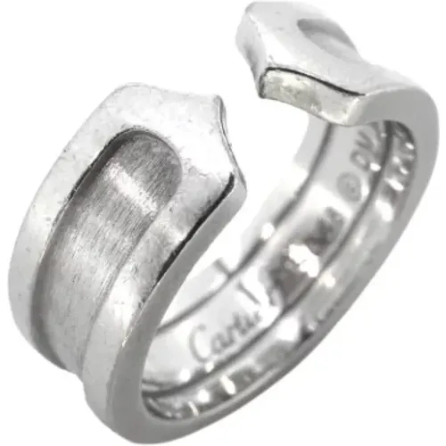 Pre-owned White Gold rings , female, Sizes: ONE SIZE - Cartier Vintage - Modalova