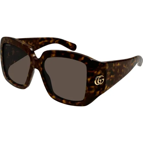 Modische Sonnenbrillenkollektion , Damen, Größe: 55 MM - Gucci - Modalova
