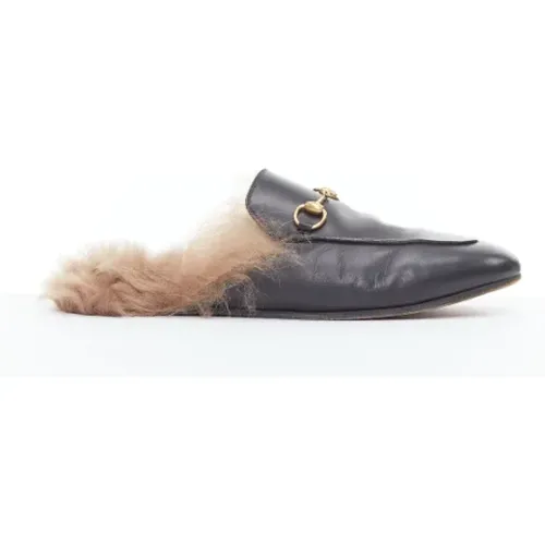 Pre-owned Leather mules , female, Sizes: 5 UK - Gucci Vintage - Modalova