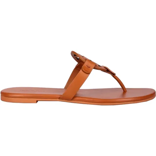 Leder Sandalen für warmes Wetter , Damen, Größe: 36 EU - TORY BURCH - Modalova