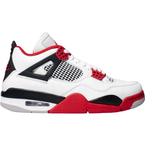 Retro 4 Fire Red Limited Edition , male, Sizes: 10 UK, 13 UK, 2 1/2 UK, 8 UK, 11 1/2 UK, 6 UK, 11 UK, 5 UK, 4 1/2 UK, 8 1/2 UK, 13 1/2 UK, 2 UK, 14 1/ - Nike - Modalova