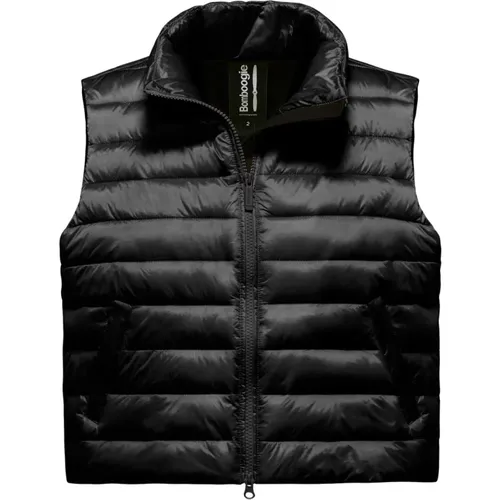 Comfy Padded Vest with Synthetic Filling and High Collar , female, Sizes: 3XL, 2XL - BomBoogie - Modalova