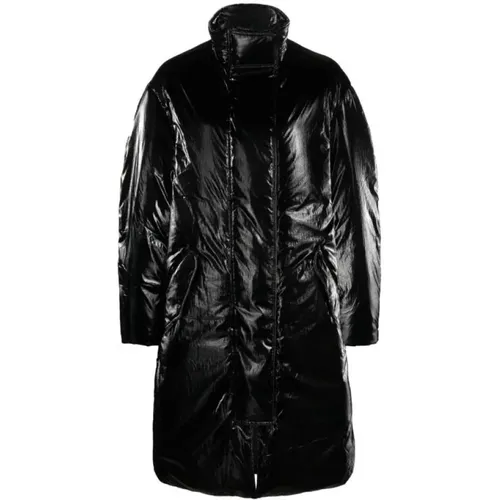 Shiny Padded Coat, High Shine Finish , female, Sizes: 2XS, XS - Isabel Marant Étoile - Modalova