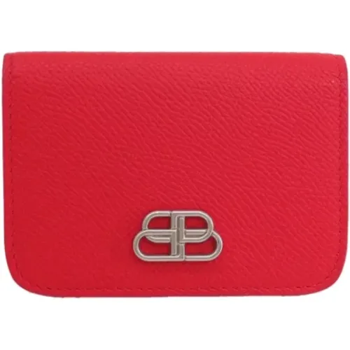 Pre-owned Leather wallets , female, Sizes: ONE SIZE - Balenciaga Vintage - Modalova