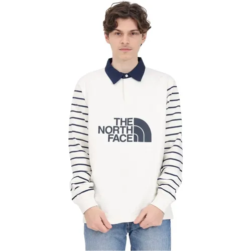 Herren T-Shirt in Weiß mit blauem Logo-Print - The North Face - Modalova