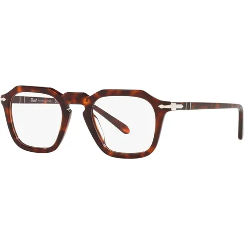 Havana Brillengestelle , unisex, Größe: 50 MM - Persol - Modalova