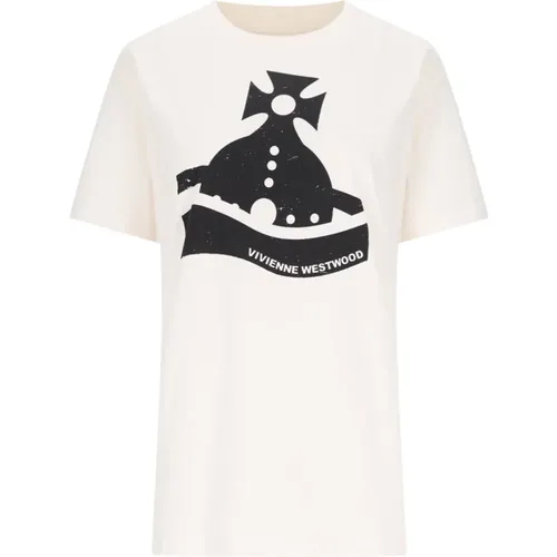 Weiße T-Shirts und Polos , Damen, Größe: L - Vivienne Westwood - Modalova