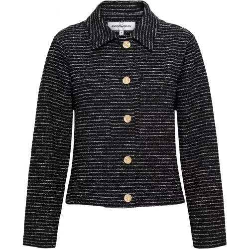 Gabrielle A- Boucle Jacket , female, Sizes: XL, XS - &Co Woman - Modalova