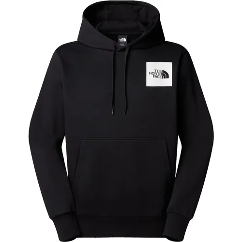 Klassischer Schwarzer Hoodie Sweatshirt , Herren, Größe: L - The North Face - Modalova