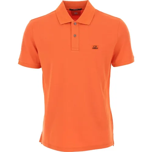 Orange Polo Shirt C.p. Company - C.P. Company - Modalova