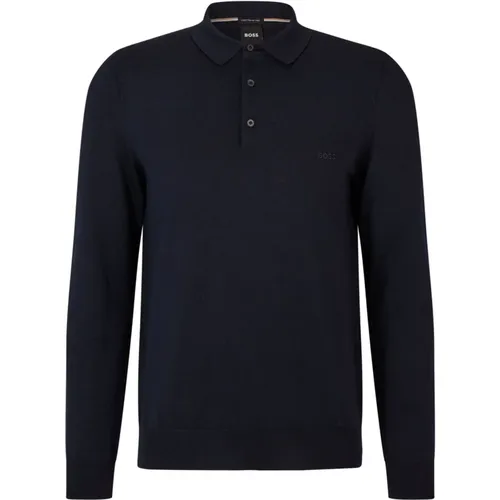 Long Sleeve Polo Shirt , male, Sizes: 2XL - Boss - Modalova