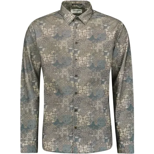 Corduroy Printed Shirt , male, Sizes: M, 2XL, XL - No Excess - Modalova