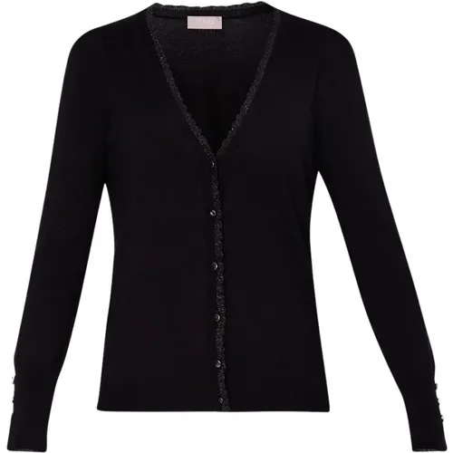 Buttoned Cardigan Sweater , female, Sizes: XS, S, M, XL, L - Liu Jo - Modalova