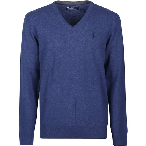 Rustic Navy Sweater , male, Sizes: L, S, XL - Polo Ralph Lauren - Modalova