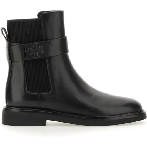 Leder Chelsea Boots, Gummisohle, Vietnam , Damen, Größe: 40 EU - TORY BURCH - Modalova