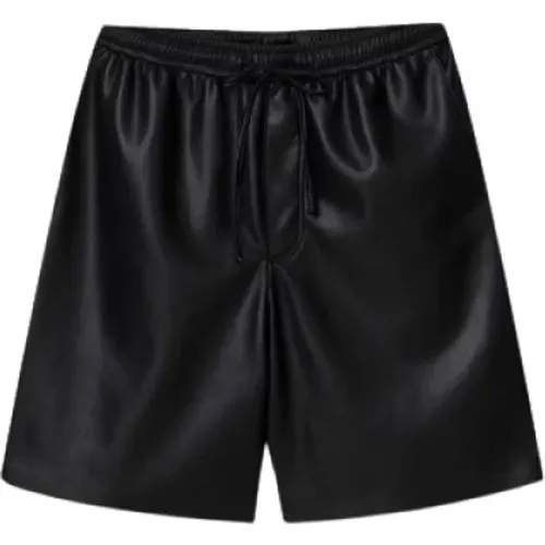 Doxxi Okobor™ Alt-leather Shorts , male, Sizes: L, S, M - Nanushka - Modalova