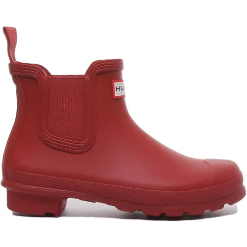 Chelsea Waterproof Ankle Boots , female, Sizes: 3 UK, 5 UK, 7 UK, 4 UK - Hunter - Modalova