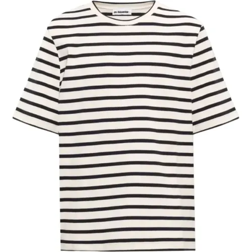 Gestreiftes T-Shirt , Herren, Größe: M - Jil Sander - Modalova