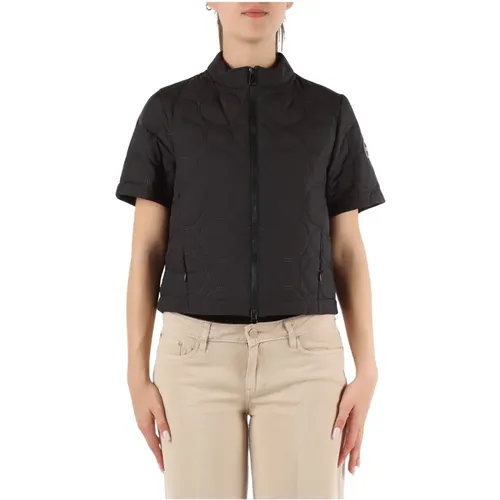 Quilted Short Sleeve Jacket Hoop , female, Sizes: S, M, XS - Colmar - Modalova