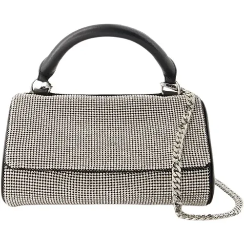 Weiße Crush Satchel Tasche - Messing - Kara - Modalova