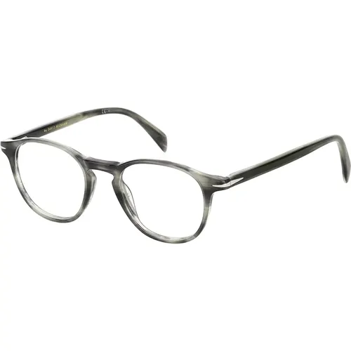 DB 1018 Sonnenbrille - Grauer Horn , unisex, Größe: 49 MM - Eyewear by David Beckham - Modalova