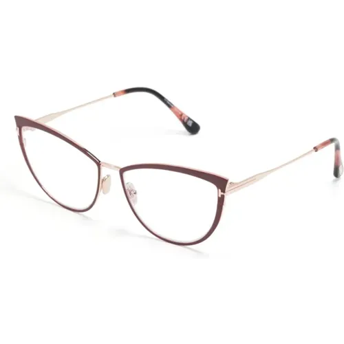 Red Optical Frame, versatile and stylish , female, Sizes: 56 MM - Tom Ford - Modalova