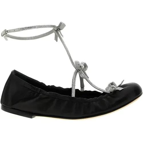 Schwarze Ballerinas mit Stil C12074010Na010082 - René Caovilla - Modalova