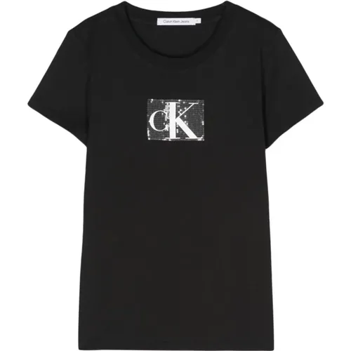 T-shirts and Polos by Calvin Klein , female, Sizes: S, XS, L, M - Calvin Klein Jeans - Modalova