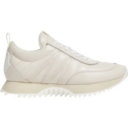 White City Trainer with M-Shaped Accent , female, Sizes: 6 1/2 UK, 4 UK, 6 UK, 4 1/2 UK, 5 UK, 5 1/2 UK - Moncler - Modalova