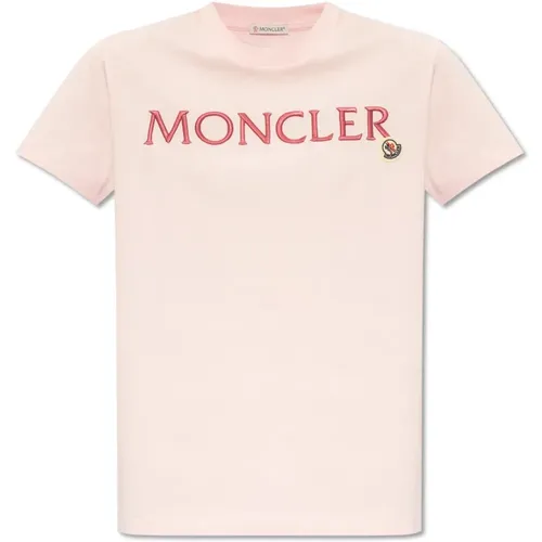 T-Shirt mit Logo Moncler - Moncler - Modalova