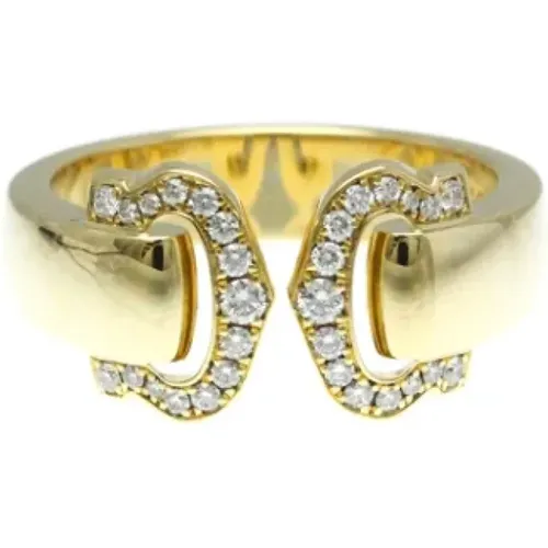 Pre-owned Gold rings , female, Sizes: ONE SIZE - Cartier Vintage - Modalova