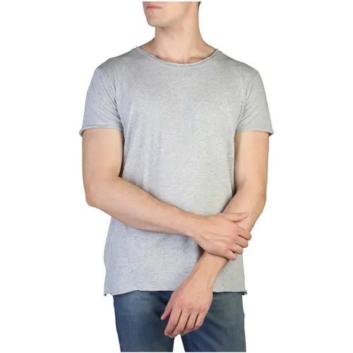 Einfarbiges Baumwoll-T-Shirt , Herren, Größe: S - Calvin Klein - Modalova