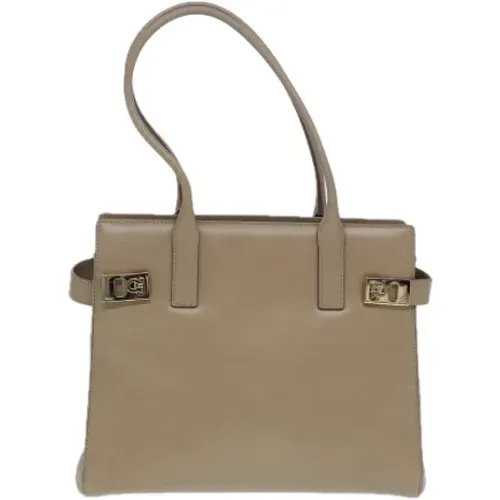 Pre-owned Leather totes , female, Sizes: ONE SIZE - Salvatore Ferragamo Pre-owned - Modalova