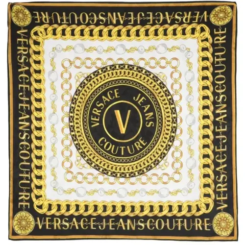 Schal mit Logo-Print , Damen, Größe: ONE Size - Versace Jeans Couture - Modalova