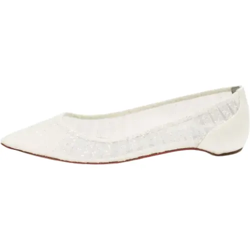 Pre-owned Fabric flats , female, Sizes: 3 1/2 UK - Christian Louboutin Pre-owned - Modalova