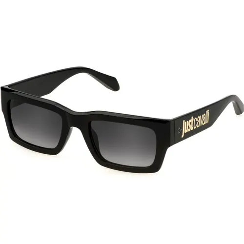 Stylische Sonnenbrille mit grauen Verlaufsgläsern , unisex, Größe: 54 MM - Just Cavalli - Modalova