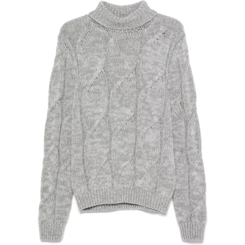 Grey Sweaters for Men , male, Sizes: M, 2XL, XL - Corneliani - Modalova