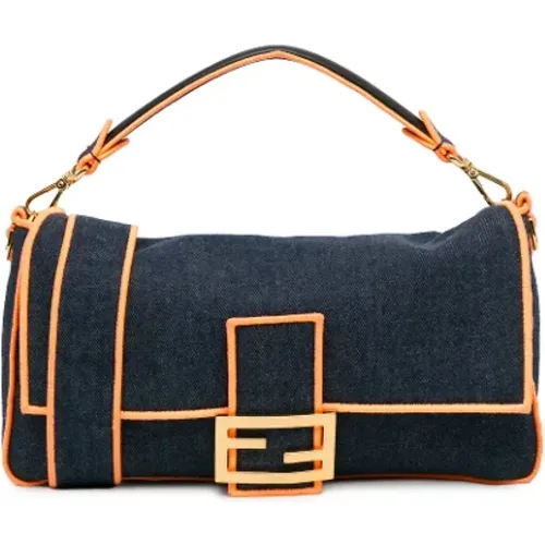 Pre-owned Denim fendi-bags , female, Sizes: ONE SIZE - Fendi Vintage - Modalova