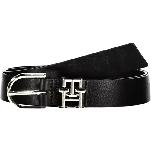 Leather Belt , male, Sizes: 75 CM, 70 CM - Tommy Hilfiger - Modalova