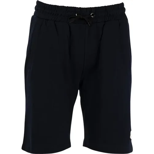 Herren Bermuda Shorts Dunkelblau Sommer , Herren, Größe: S - Invicta - Modalova