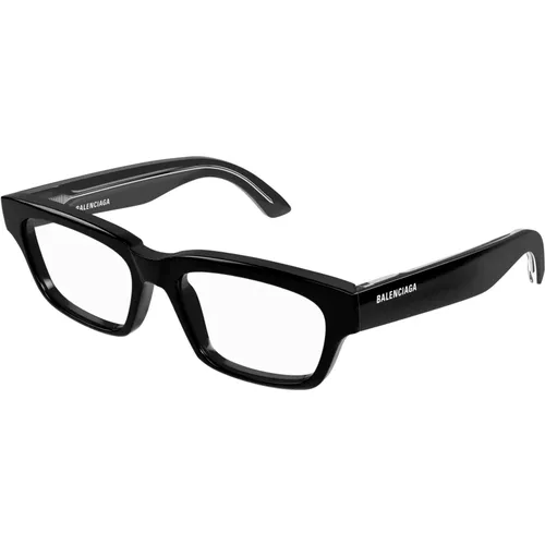 Stilvolle Brille Bb0344O Schwarz , unisex, Größe: 53 MM - Balenciaga - Modalova