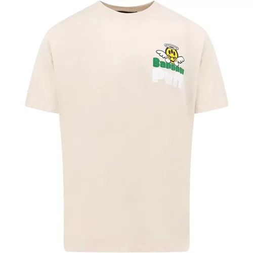 T-Shirt mit Logo-Print aus Baumwolle,Grafikdruck Kurzarm-Tops - Barrow - Modalova