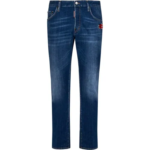 Slim-fit Jeans , Herren, Größe: 4XL - Dsquared2 - Modalova