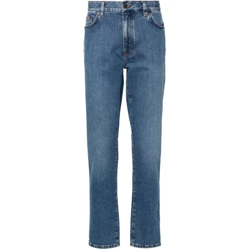 Slim Fit Cotton Elastan Jeans , male, Sizes: W32, W34, W38, W36, W33 - Ermenegildo Zegna - Modalova